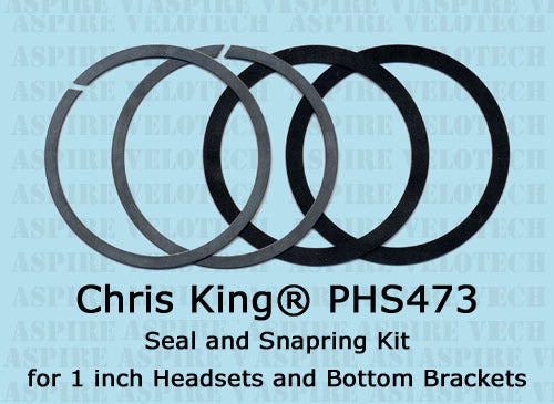 Chris King Seal & Snapring Kit for 1 Inch Headsets, ThreadFit 24, PressFit 24, & T47 24 Bottom Bracket- PHS473