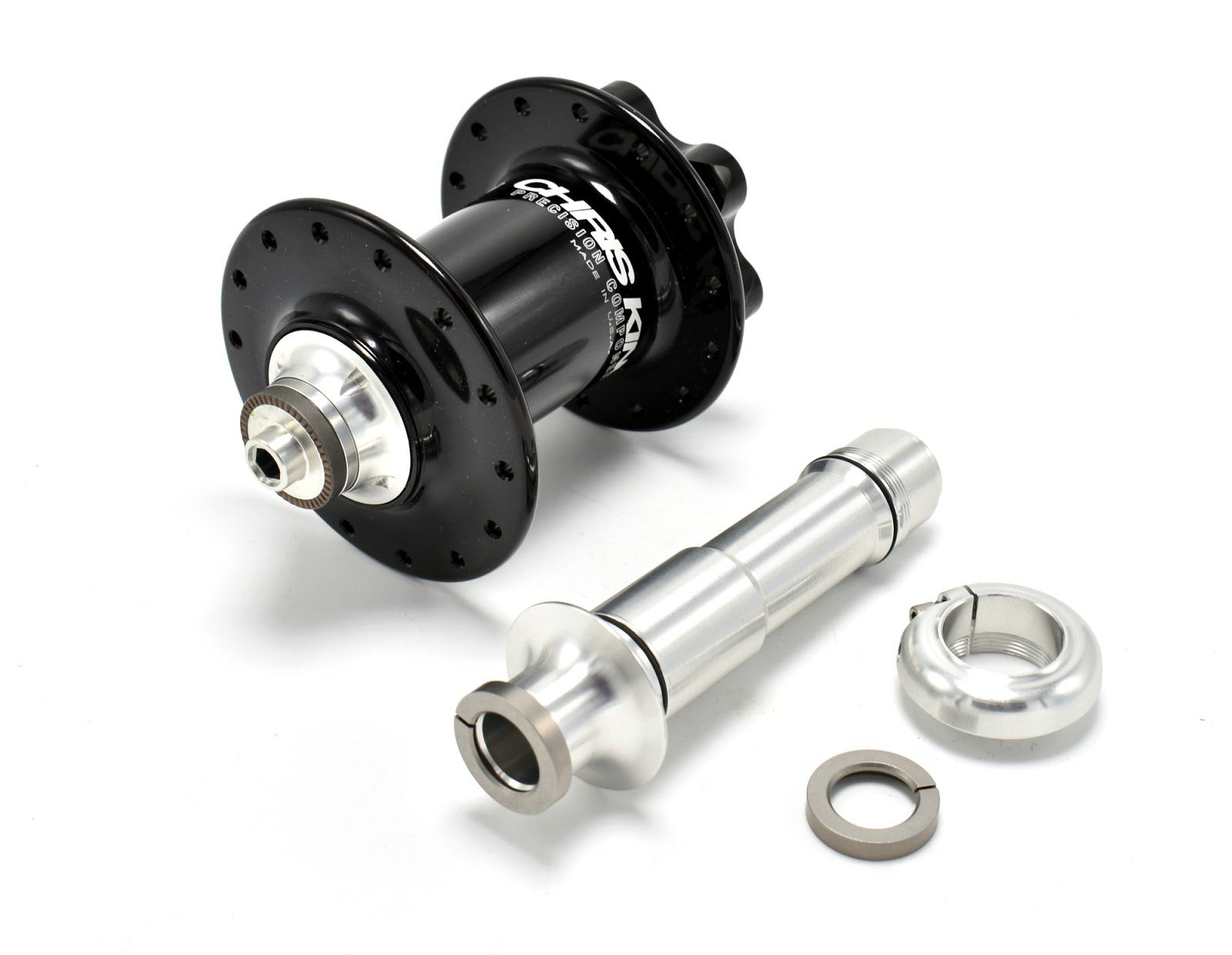 Upgrading the axle on your Chris King ISO Disc hubs.