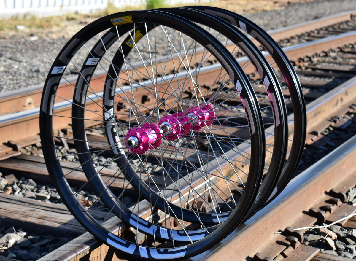 A custom wheelset for when you need a trio of wheels....