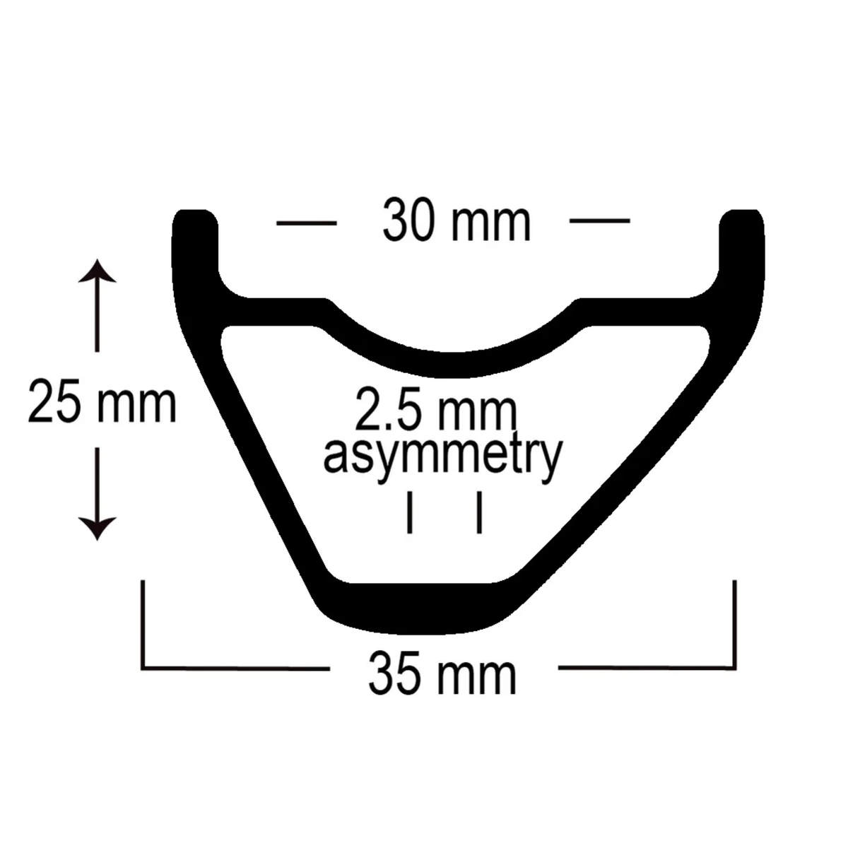 Rotelle Avt Rim ASTRAL Serpentine Carbon 29