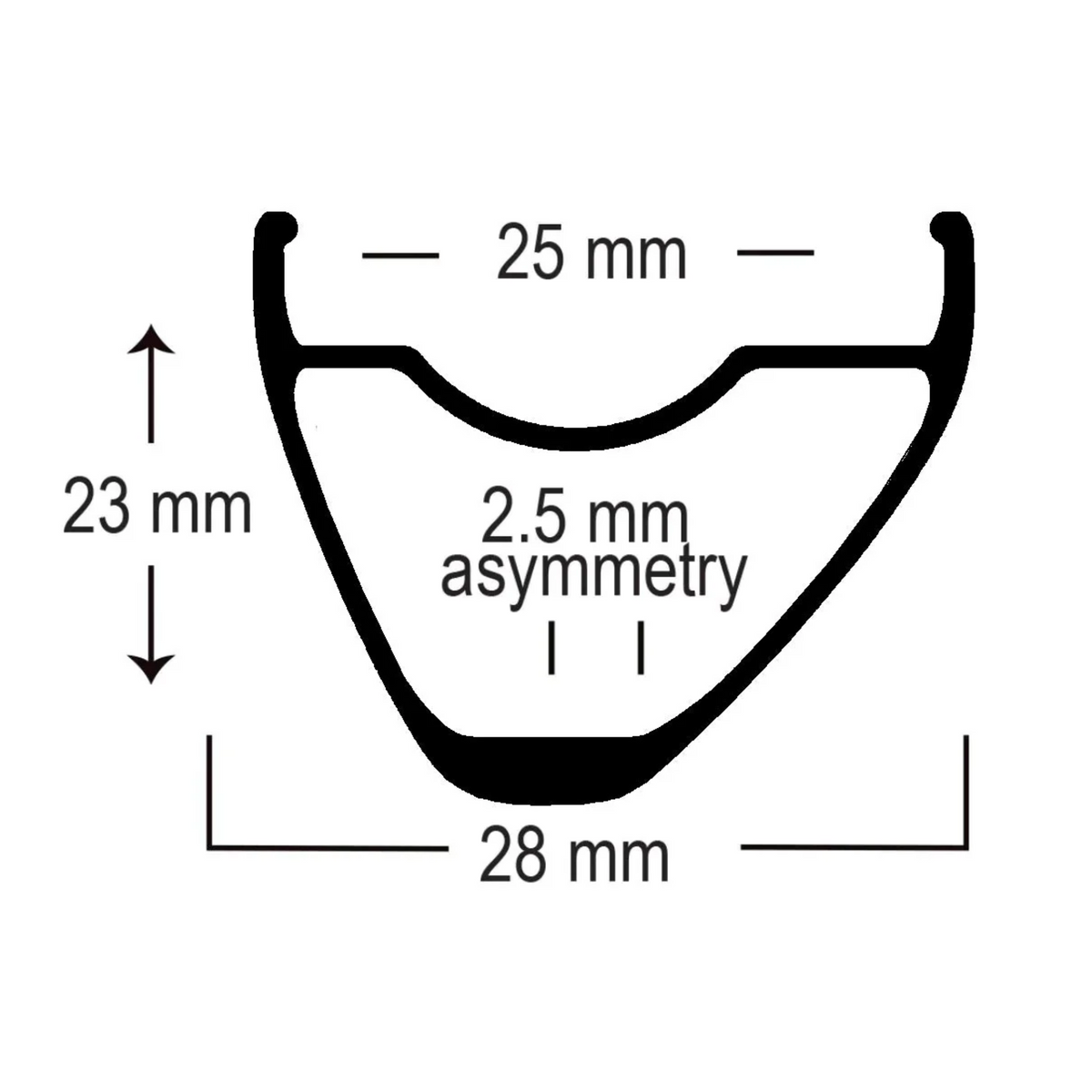 Astral Polished Silver Outback Rim, Alloy, 700c/650b
