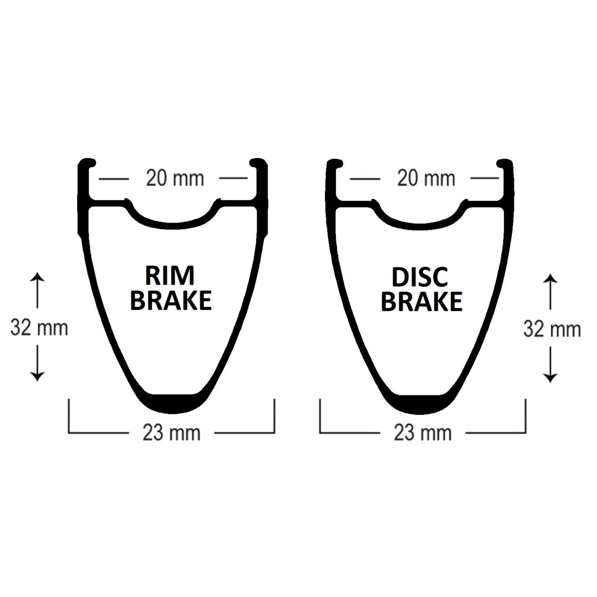 Astral Radiant Rim - Disc and Rim Brake