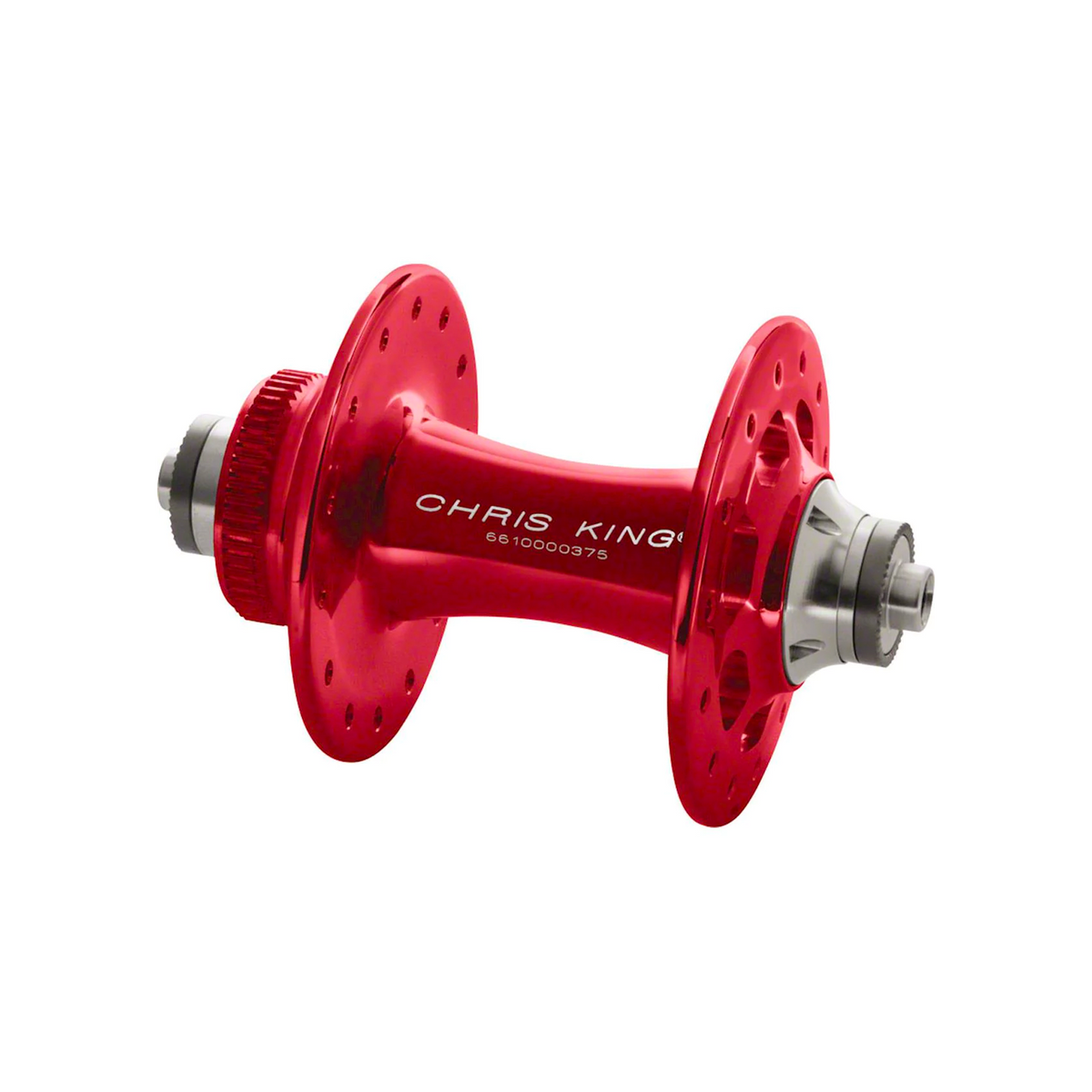 Chris King Front R45D Centerlock Disc Hub- Red- 32h- QR