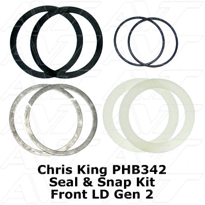 PHB342- Chris King Seal & Snap Ring Kit for Front ISO AB, ISO LD Gen 2 and Lefty Gen 2