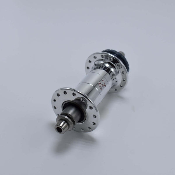 Phil Wood PRO Track Hub - Rear - Polished- Low Flange - Single Fixed - 28h